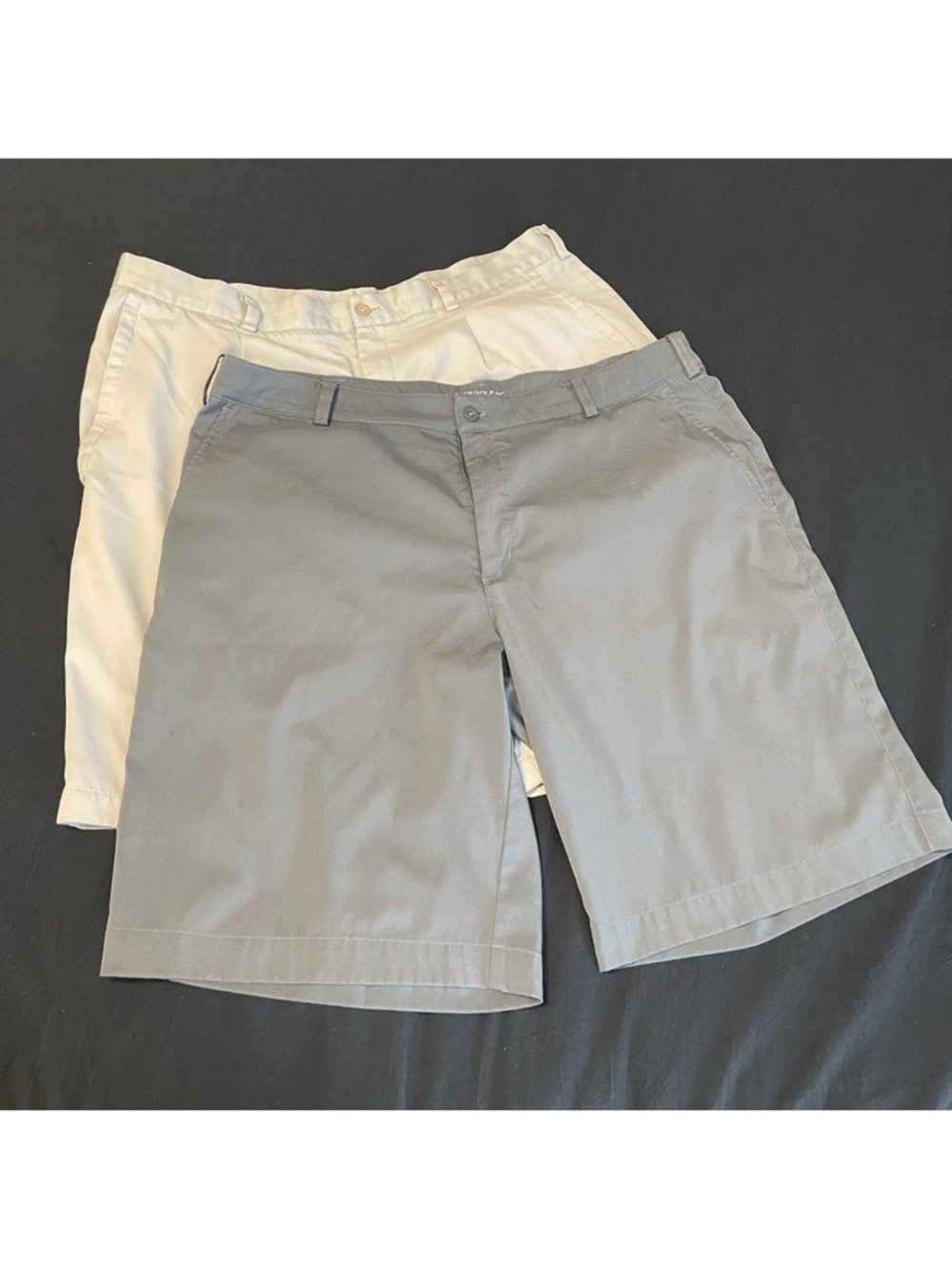 2 Pair Nike Golf Tour Performance Golf Shorts Size 38 Gray & Tan Dri-Fit Men’s